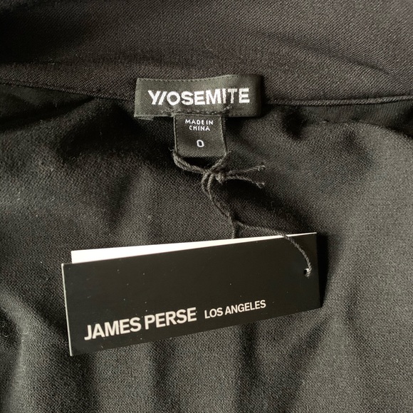 James Perse Y/osimete Funnel Neck Track Jacket - Picture 8 of 9